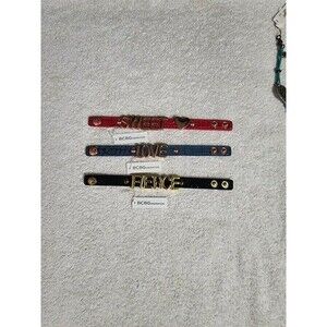 BCBGeneration  3 bracelet Sweet,Love and Fierce New